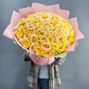 Букет "Май лайф" из 101 розы (50 см) в Кашире