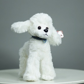 Плюшевый пудель белый (25 см) в Кашире