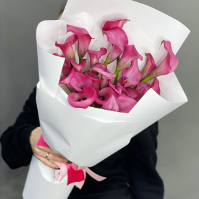 Монобукет из 21 каллы в Кашире