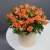 Композиция в шляпной коробке из оранжевых кустовых роз в Кашире Композиция в шляпной коробке из оранжевых кустовых роз в Кашире
