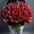 Букет из 51 кустовой рубиновой розы (50 см) в Кашире