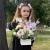 Композиция с георгинами на 1 сентября в белом ящике в Кашире Композиция с георгинами на 1 сентября в белом ящике в Кашире