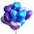 Сердце фиолетовое фольгированный шар с гелием (45 см) в Кашире