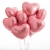Сердце розовое фольгированный шар с гелием (45 см) в Кашире