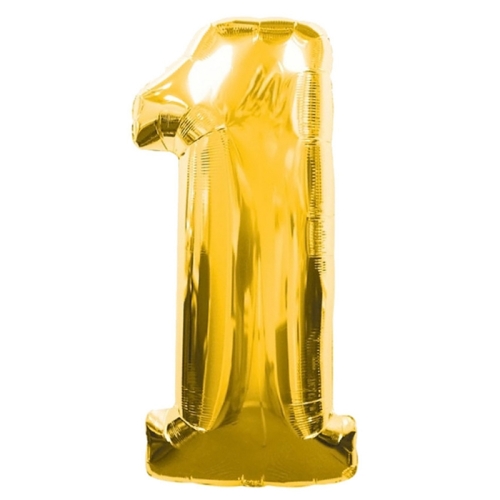 Шар гелиевый цифра 1 (40х102 см) в Кашире