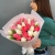 Букет из 25 кораллово-белых тюльпанов в Кашире