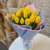 Букет из 15 жёлтых тюльпанов в Кашире